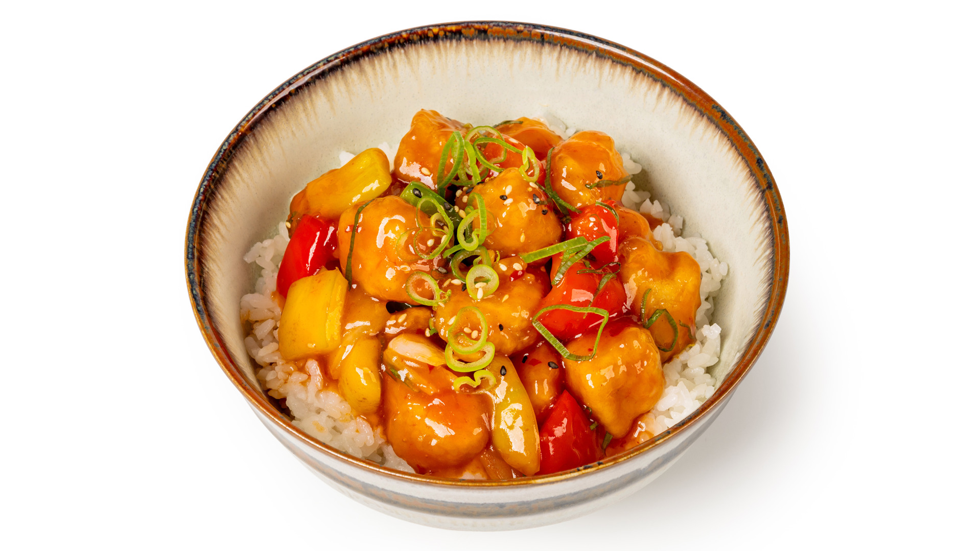 SWEET CHILLI CHICKEN WITH RICE - Poke Bowl Collection in Abbey Field CO2