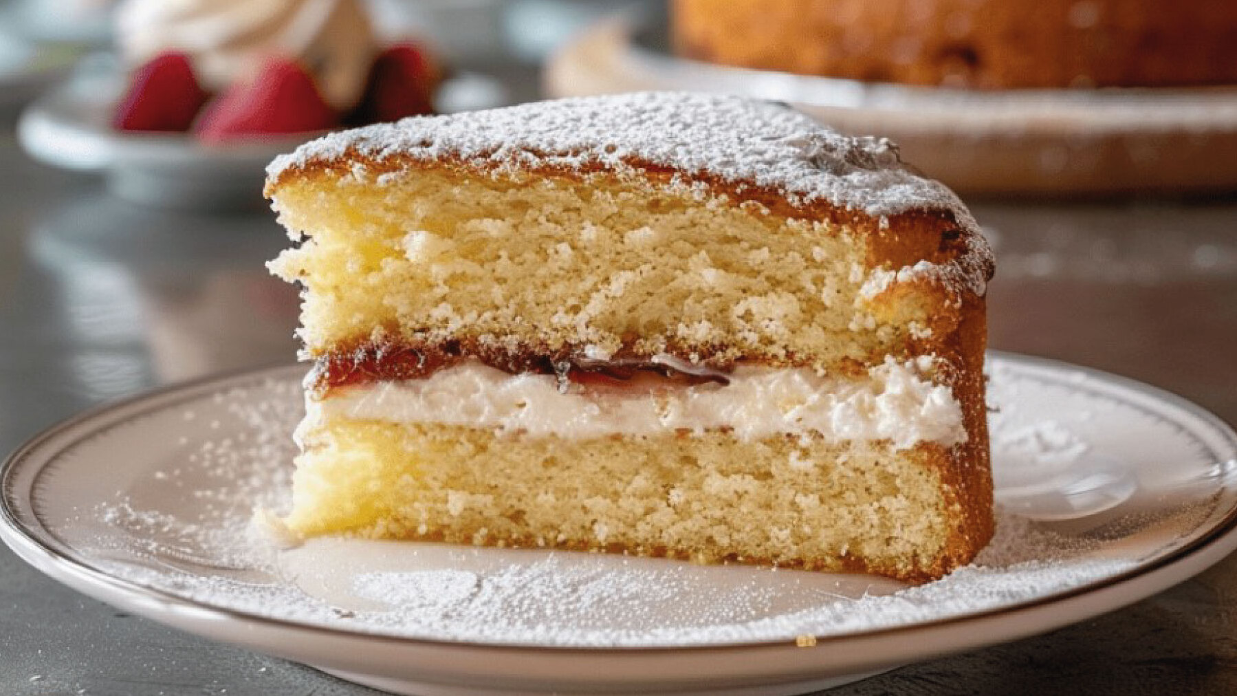 Victoria Sponge Cake - Best Pizza Collection in Bomarsund NE22
