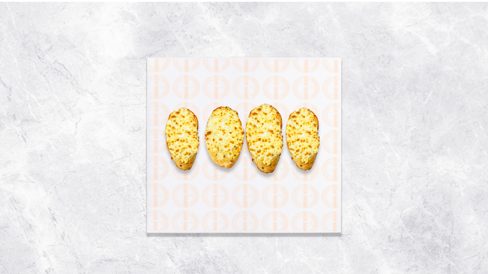 4 Cheesy Garlic Bread Slices (V) - Gelato Collection in Barking IG11