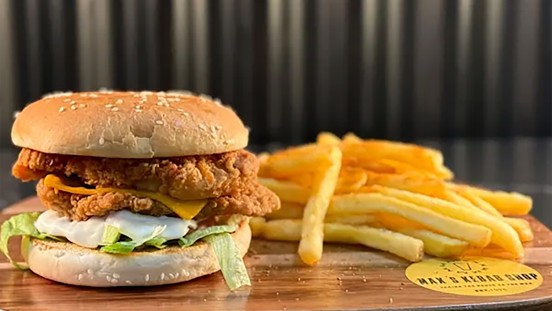 Double Crispy Chicken Burger - Kebab Collection in Welham Green AL9