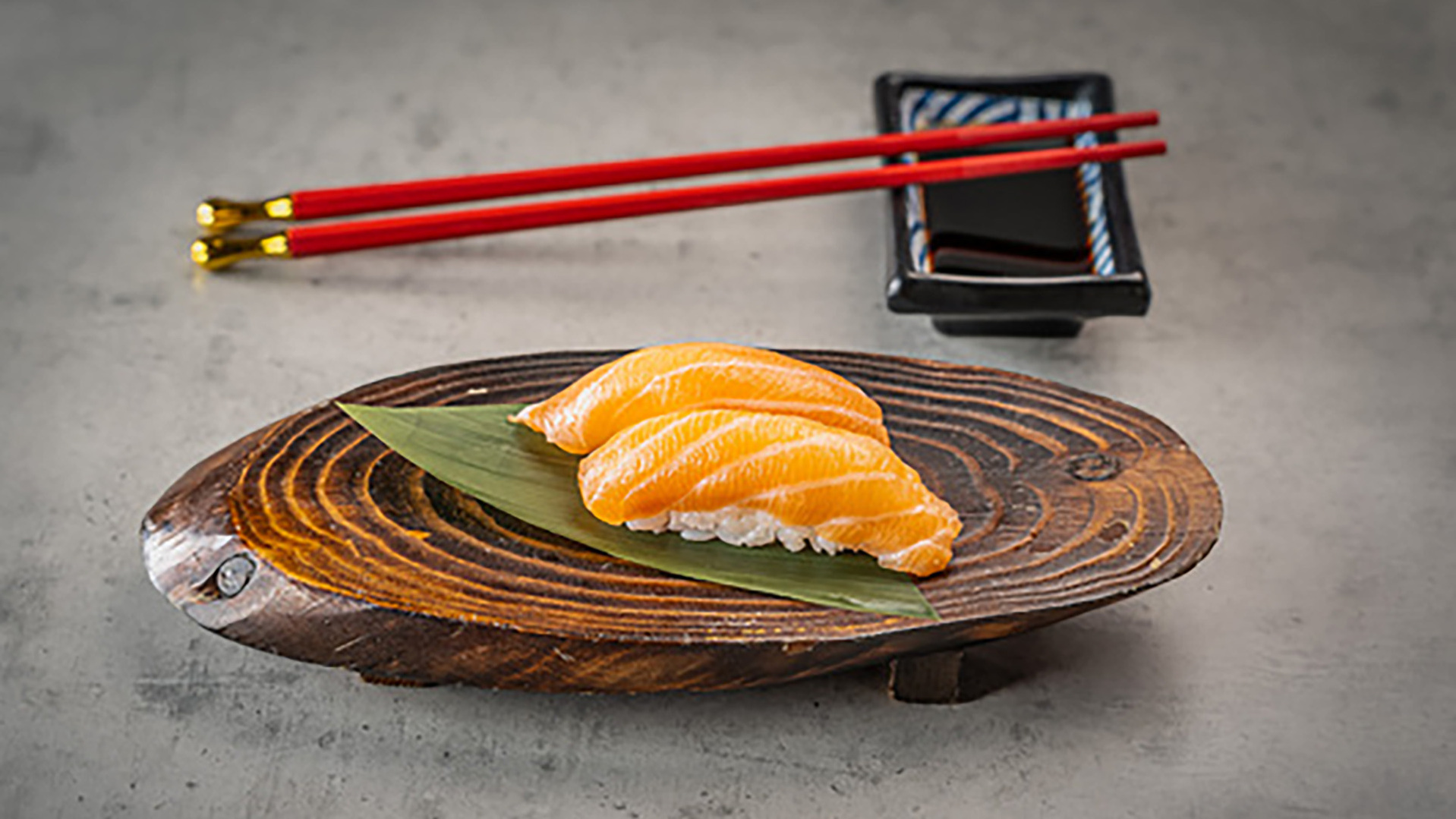 2 pieces of Salmon Nigiri - Sushi Box Delivery in Clapham Park SW4