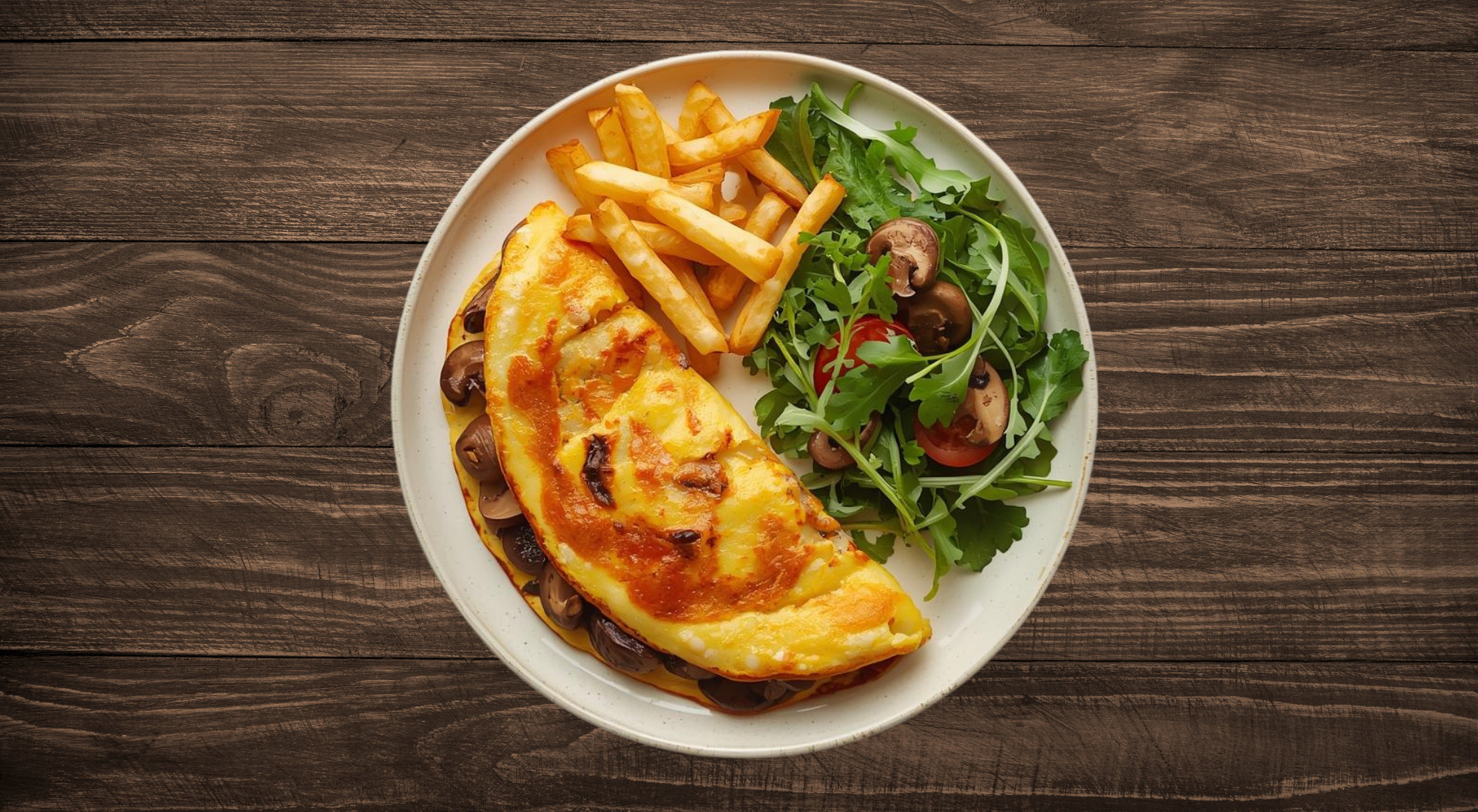 Mushroom Omelette - Local Pizza Delivery in Hawthorn Corner CT6