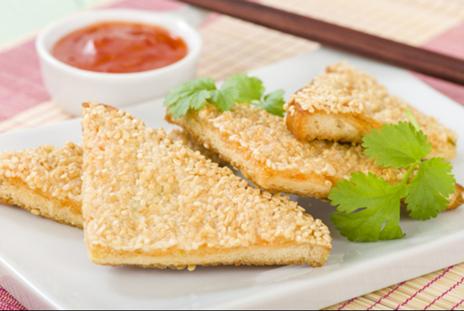 Sesame Prawn on Toast - Thai Food Delivery in South Wimbledon SW19