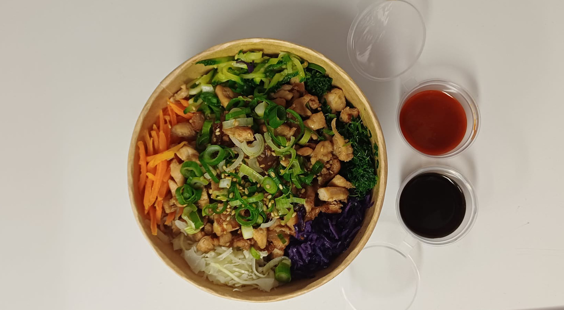 25. Spicy Pork (Dae Gi) Bibimbap - Kimchi Collection in Clay End SG2