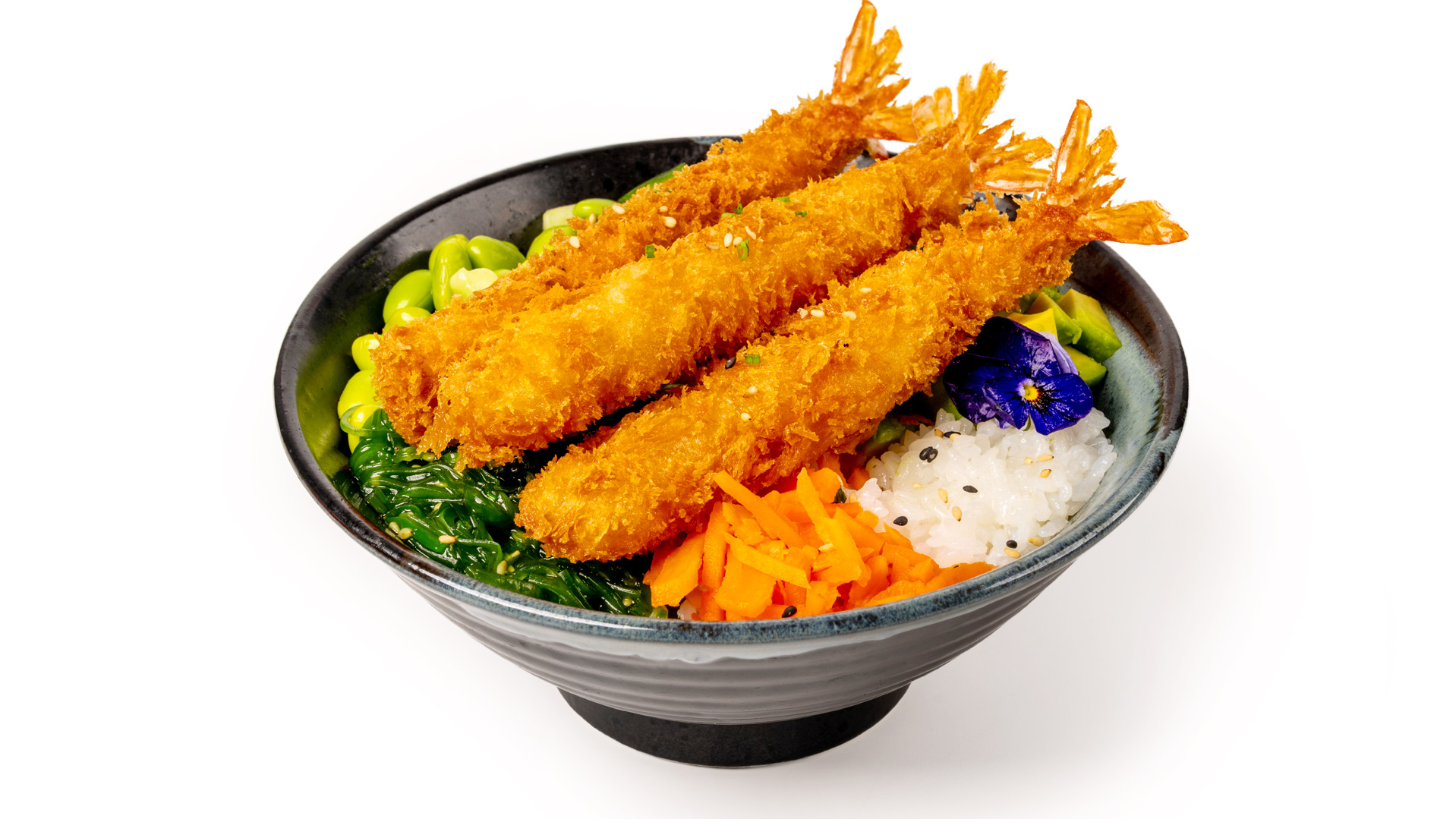 PRAWN POKE BOWL - Kaburi Collection in Muswell Hill N10