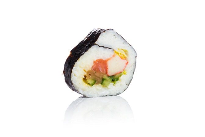 Prawn Avocado Maki - Shinobi Sushi Delivery in West Green N15