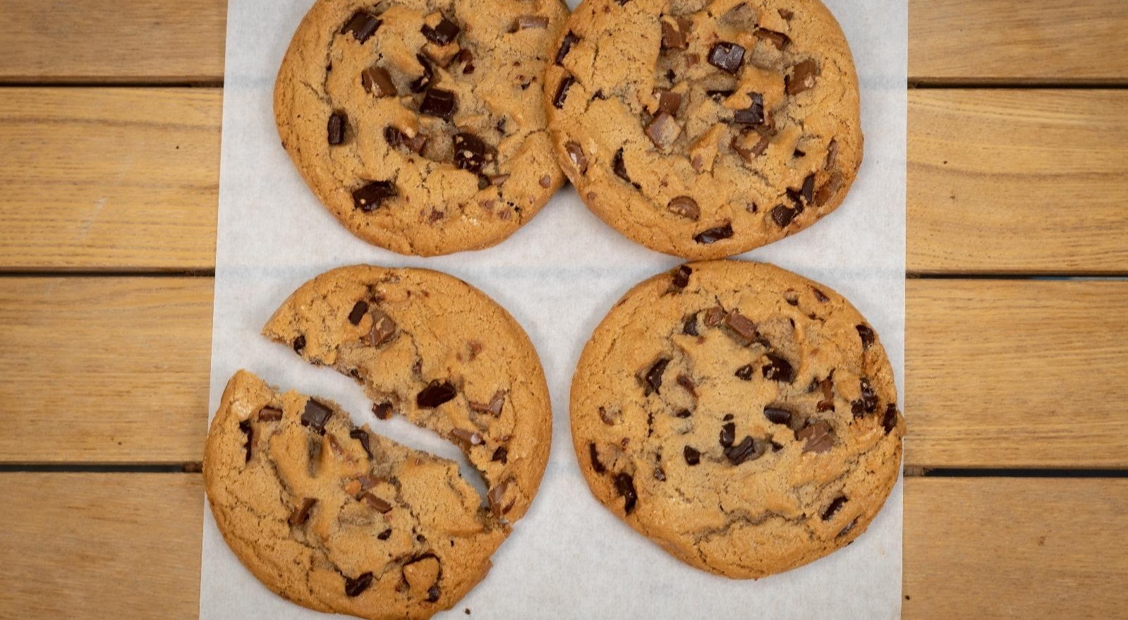 4 Double Belgian Chocolate Cookies - Best Takeaway Collection in Rottingdean BN2