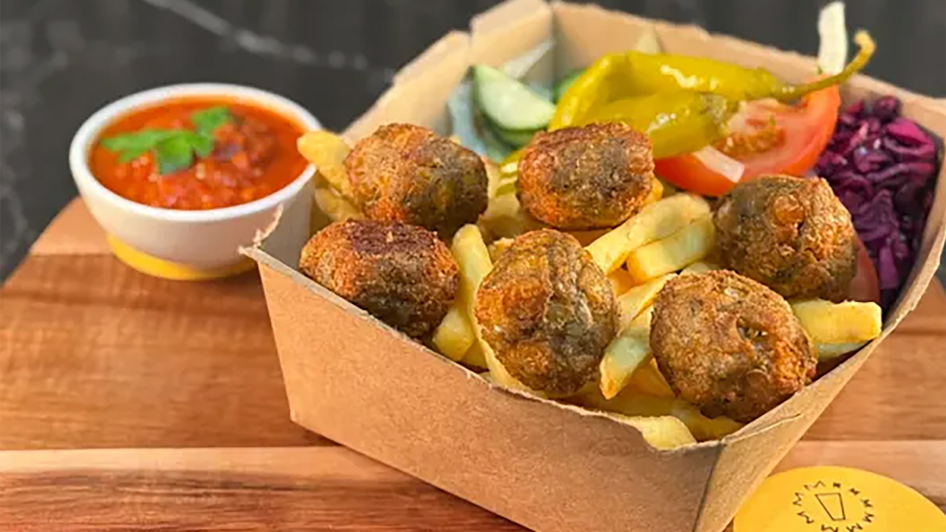 Falafel Chips Box - Best Delivery in Welham Green AL9