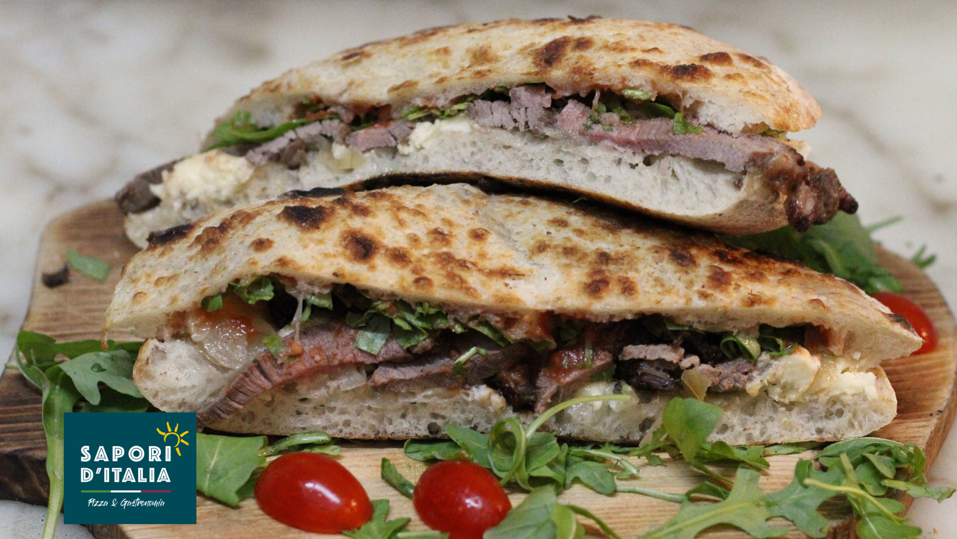 Puccia Homemade Panini Beef Steak - Sapori Ditalia Collection in Honor Oak Park SE23