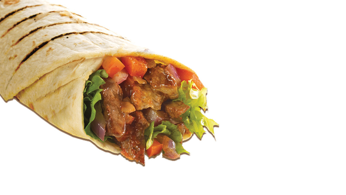 Garlic Mushroom & Halloumi Wrap - Piri Piri Chicken Collection in Stratford E15