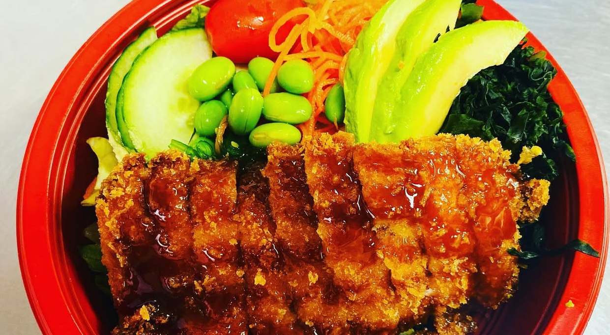 Chicken Katsu Salad - Sashimi Delivery in Chalk Farm NW1