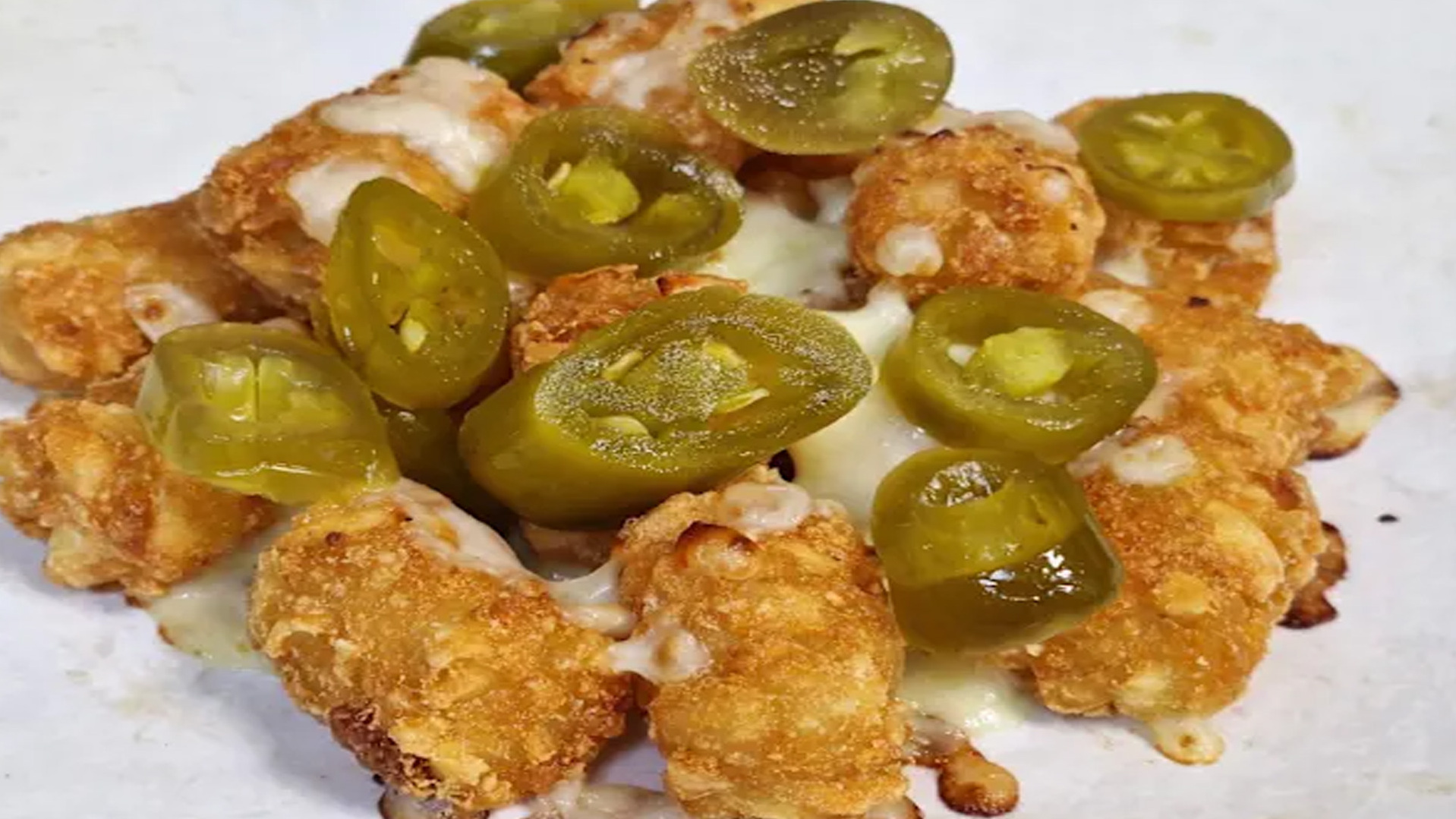 Tater Tots with Cheese & Jalapenos🍃🌶️ - Pasta Collection in Pin Green SG1