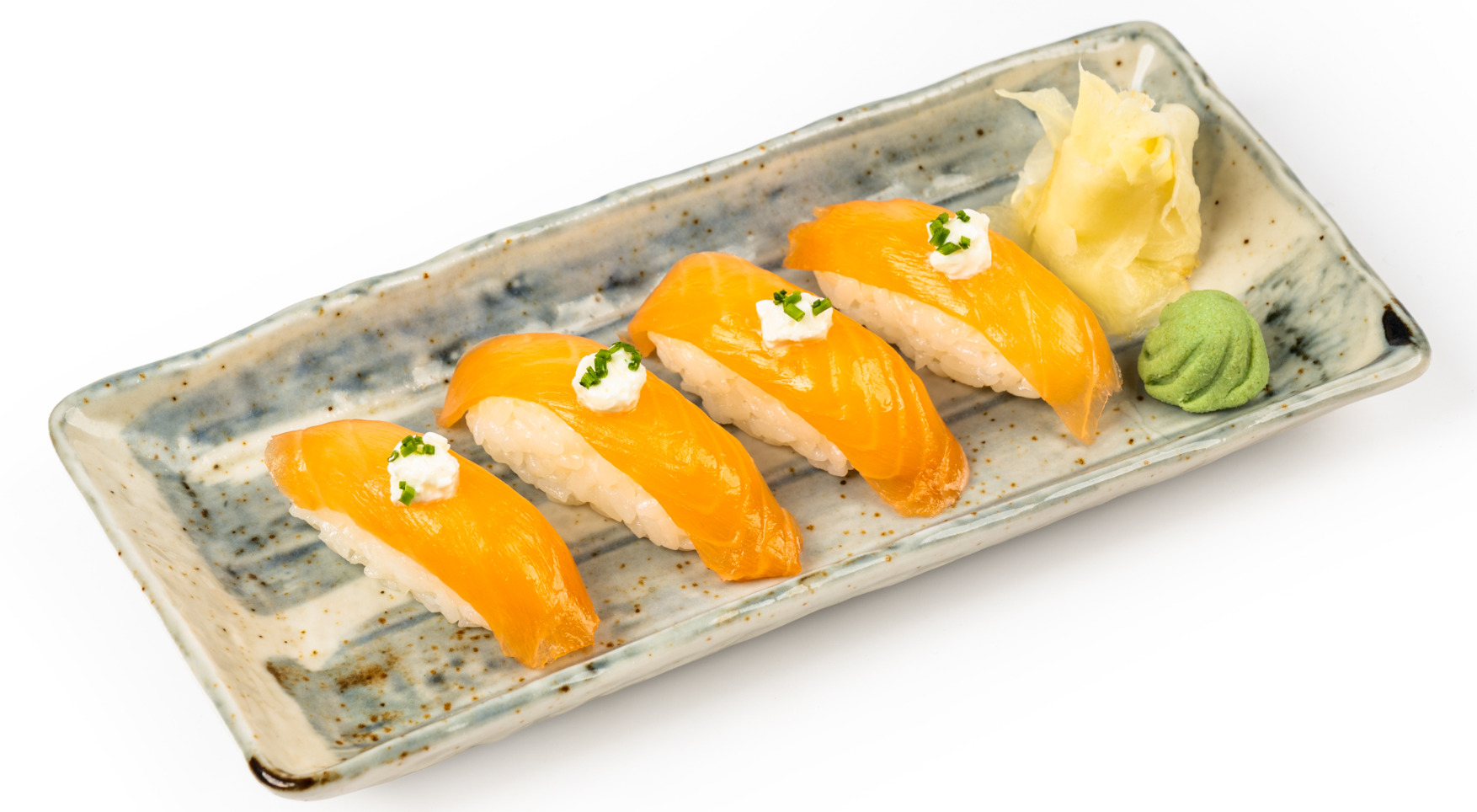 SMOKED SALMON NIGIRI (4 Pcs) - Sushi Collection in Blackwall E14
