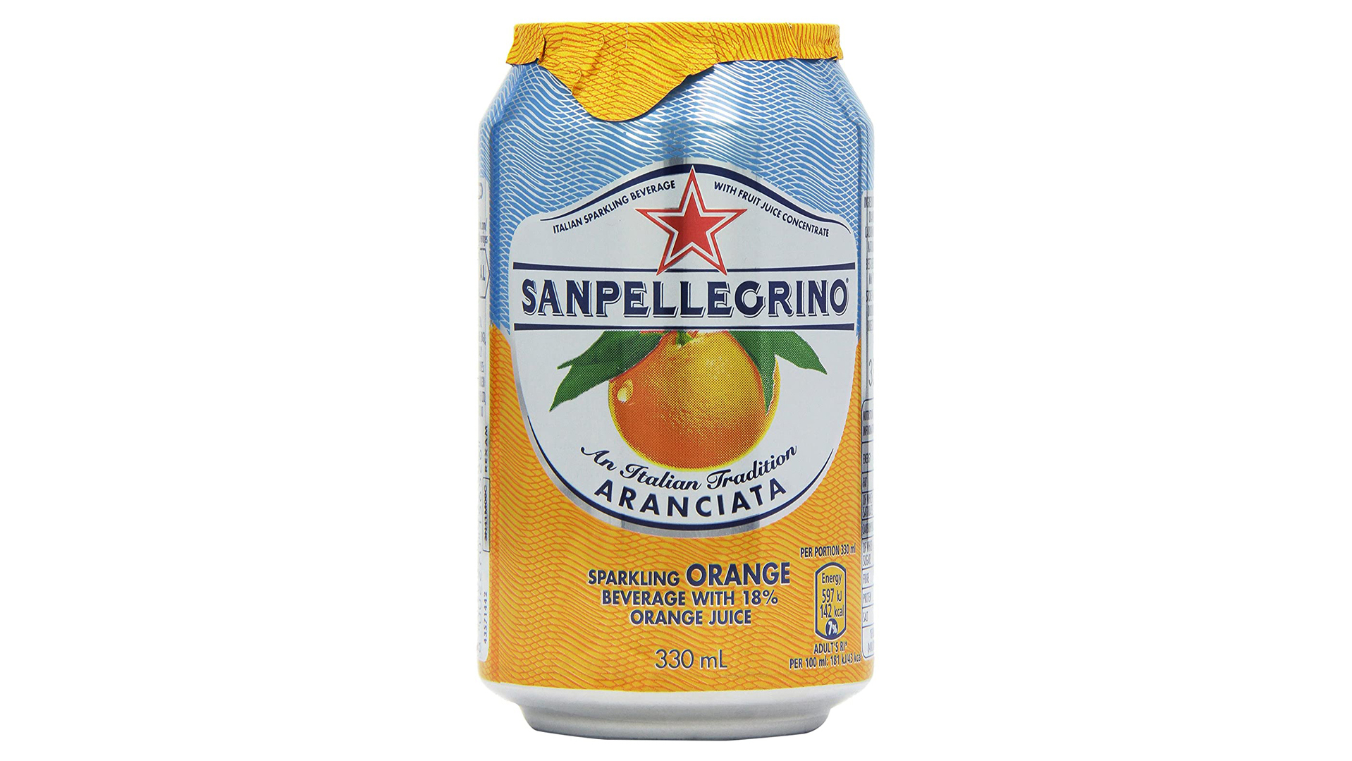 San Pellegrino Orange - Can - Best Pizza Delivery in Elephant And Castle SE1