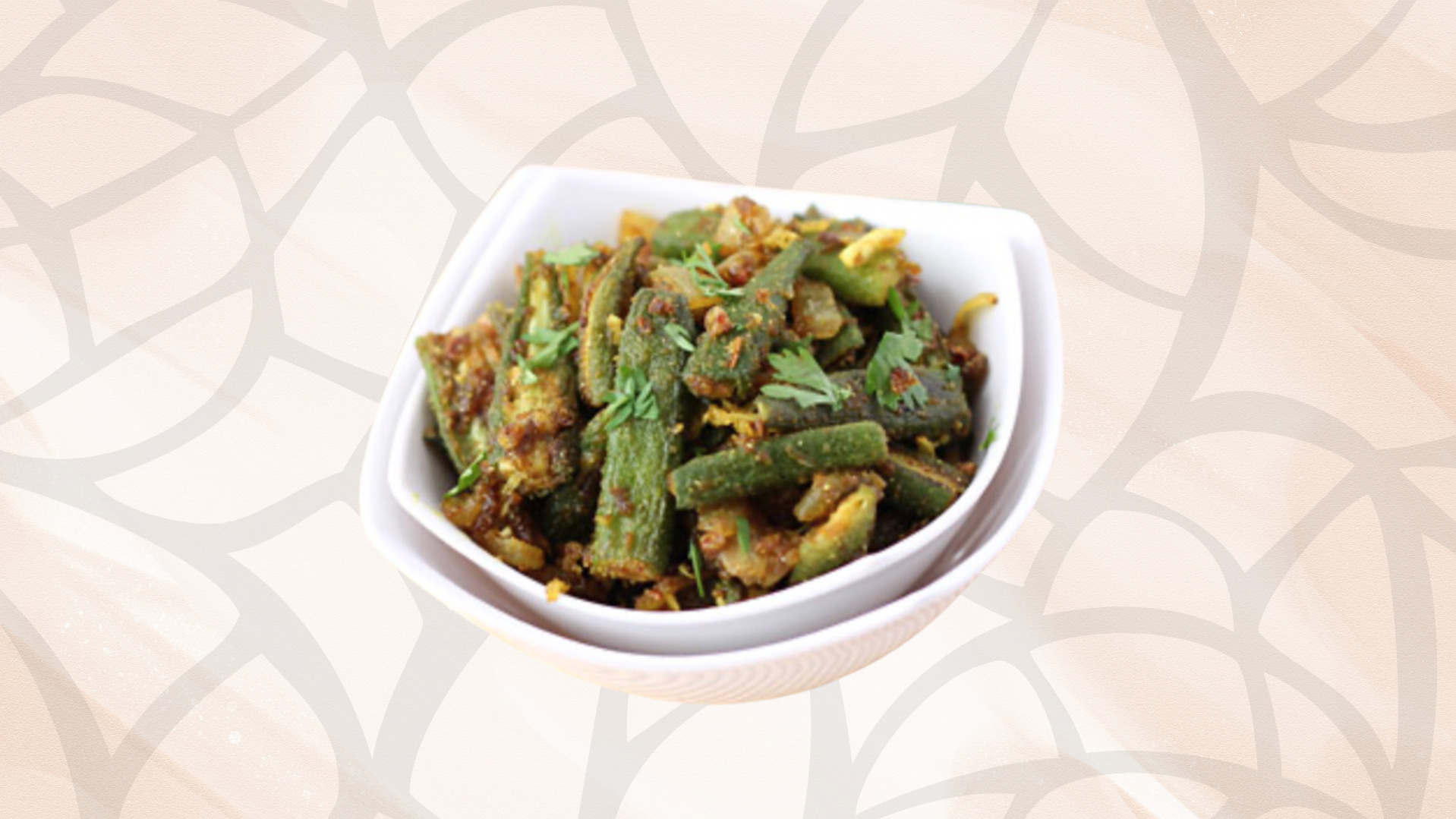 Vegan Bhindi Bhaji 🌶 (VE) - Indian Food Delivery in Marylebone W1G